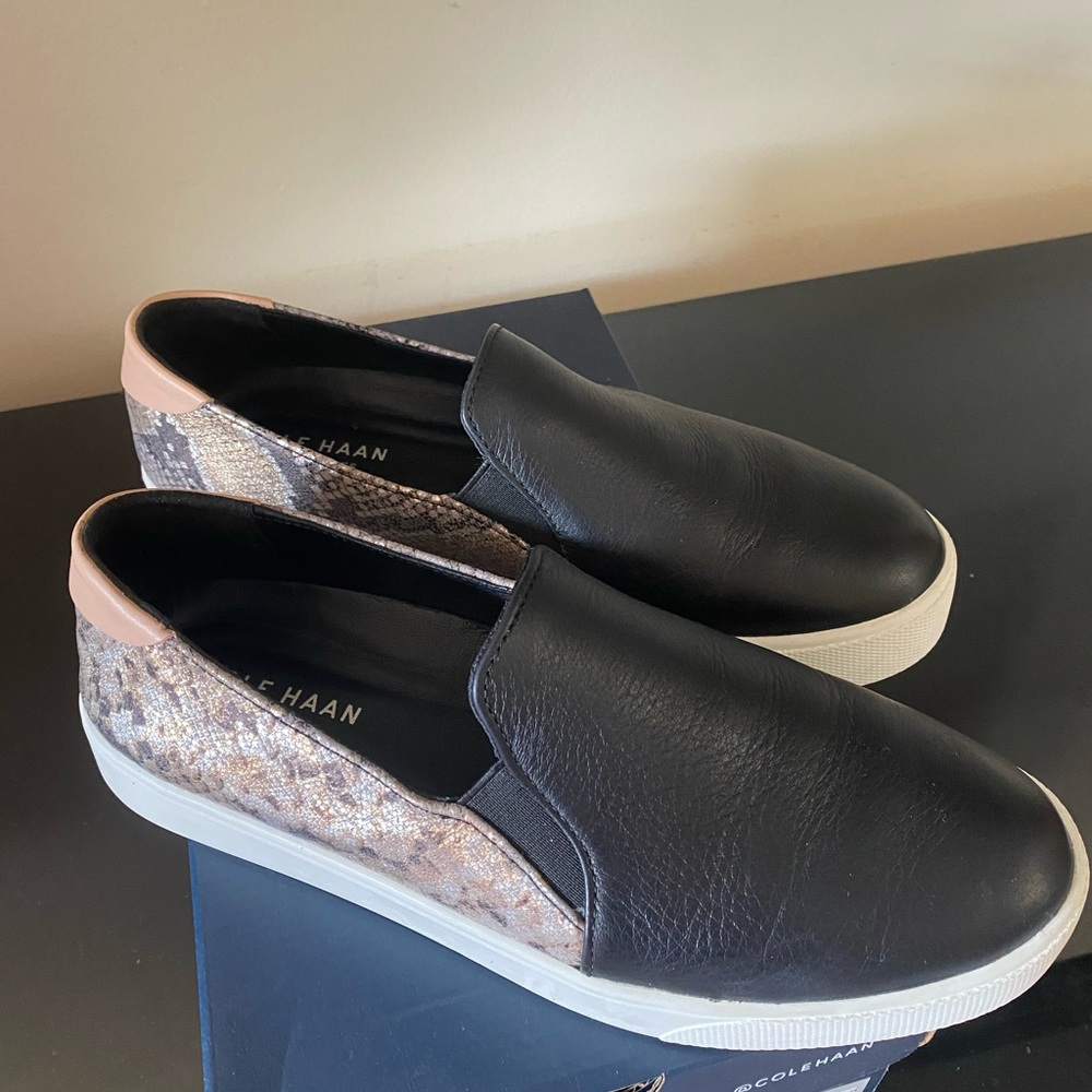 Cole Haan Grand Spector Slip Ons - worn once!